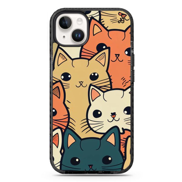 Look Cats II iPhone 15 Durashock Case For Sale