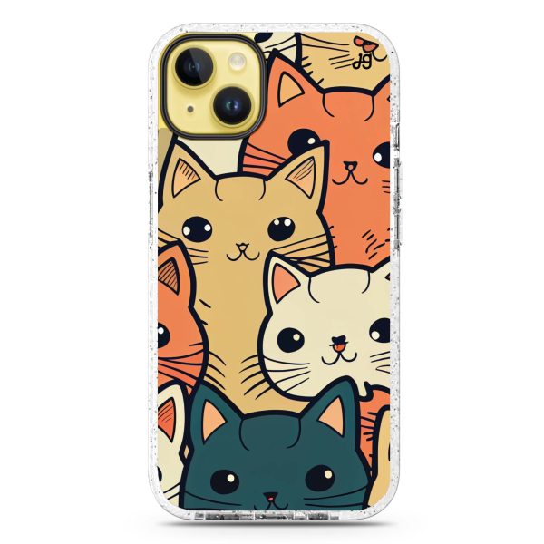 Look Cats II iPhone 15 Durashock Case For Sale