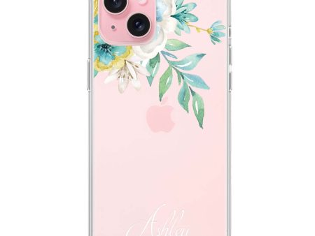 Watercolor Flowers iPhone 15 Plus Ultra Clear Case Sale