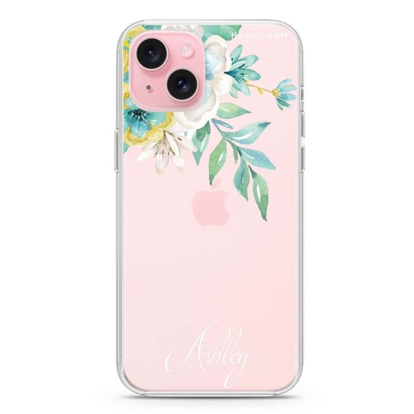 Watercolor Flowers iPhone 15 Plus Ultra Clear Case Sale