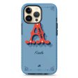 Vintage Ornamental Monogram iPhone 15 Pro Durashock Case Online now