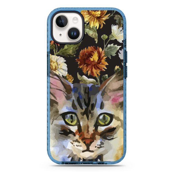 Watercolour Cat iPhone 15 Durashock Case Discount