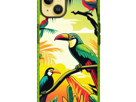 Tropical birds iPhone 15 Durashock Case Online