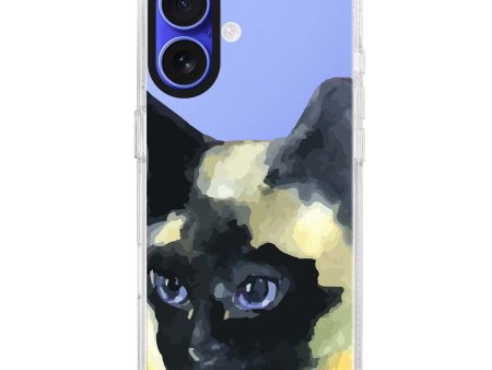 Watercolour Cat iPhone Ultra Clear Case Online now