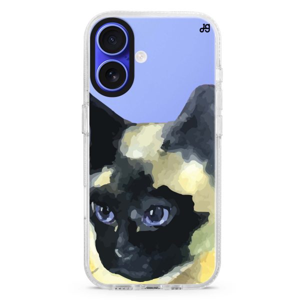 Watercolour Cat iPhone Ultra Clear Case Online now