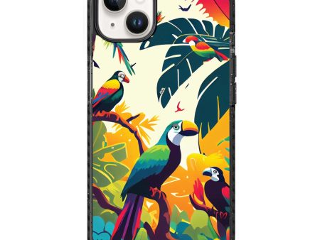 Tropical birds iPhone 15 Durashock Case Online now