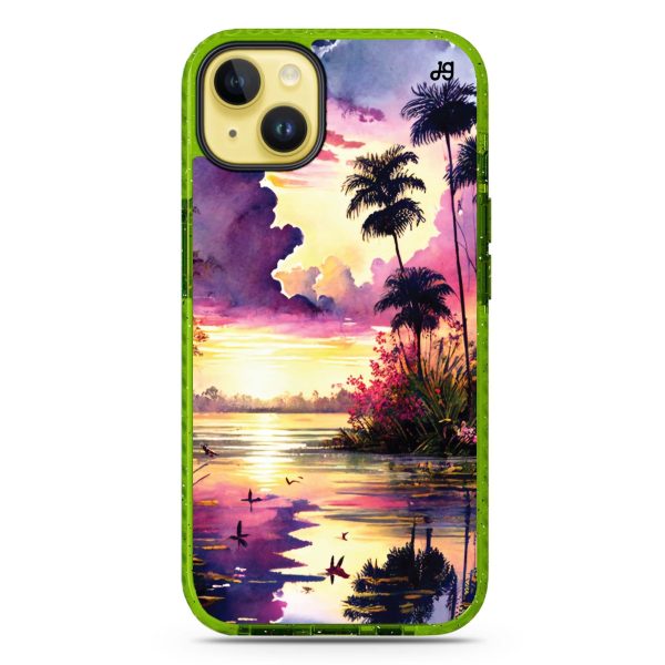 Tropical rainforest iPhone 15 Plus Durashock Case For Sale