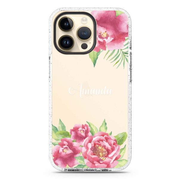 Watercolor Paeonia iPhone 15 Pro Durashock Case For Cheap