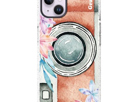 Watercolor Camera iPhone 15 Durashock Case Fashion