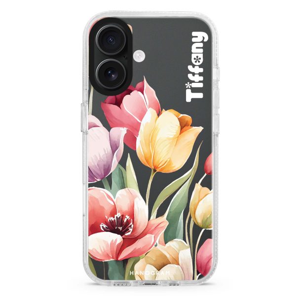 Watercolor tulip iPhone Ultra Clear Case on Sale