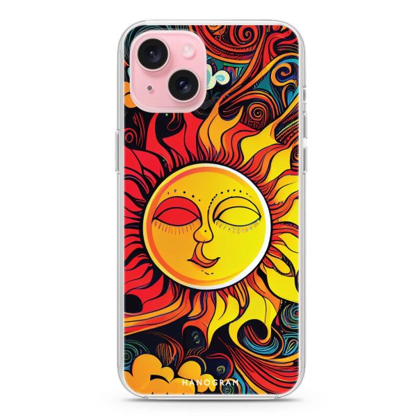 Sun imagination iPhone 15 Ultra Clear Case For Cheap