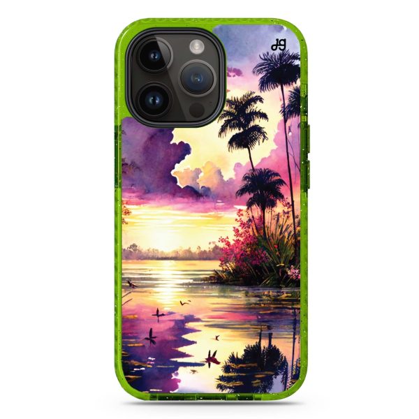 Tropical rainforest iPhone 15 Pro Durashock Case Sale