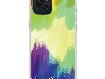 Watercolor Abstract iPhone 15 Ultra Clear Case Online Sale