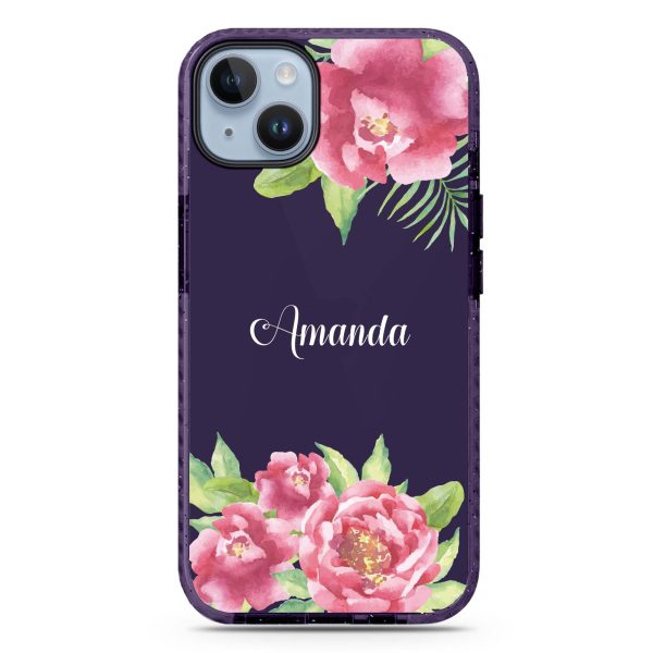 Watercolor Paeonia iPhone 15 Durashock Case For Discount