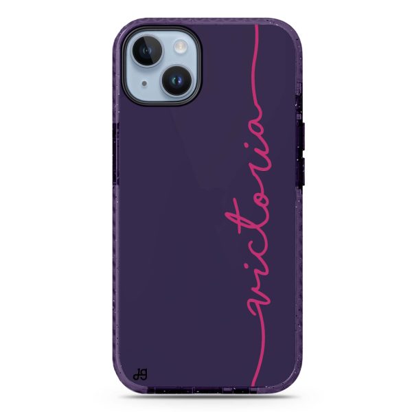 Vertical Handwritten II iPhone 15 Plus Durashock Case on Sale