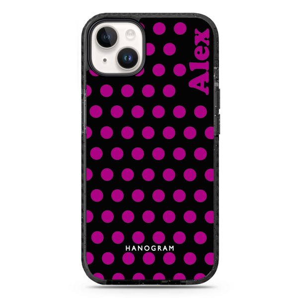 Wave Dots iPhone 15 Durashock Case For Sale