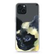 Watercolour Cat iPhone 15 Ultra Clear Case For Discount