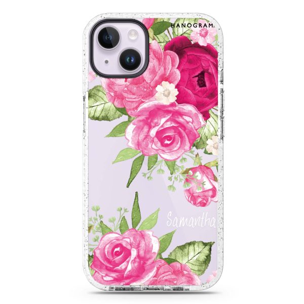 Watercolor Rose iPhone 15 Durashock Case on Sale