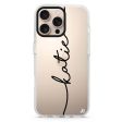 Vertical Handwritten iPhone 15 Pro Ultra Clear Case Sale