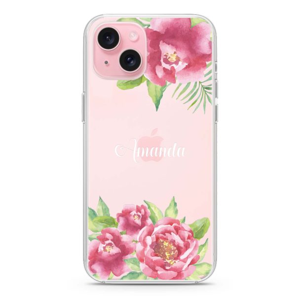 Watercolor Paeonia iPhone 15 Ultra Clear Case on Sale