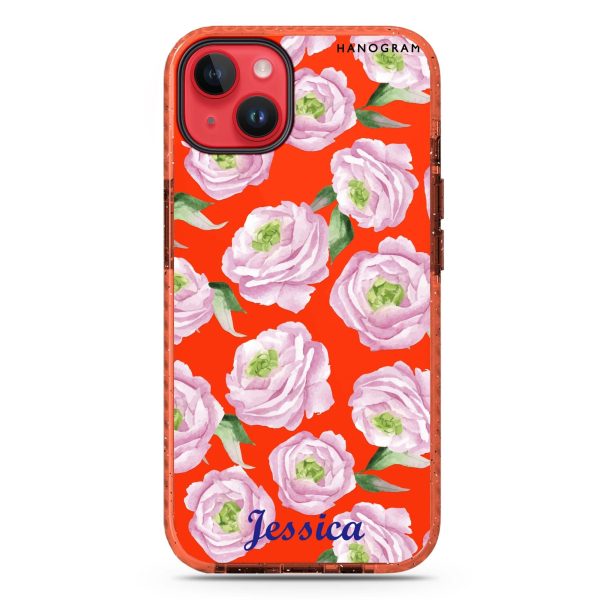 Watercolor pink floral iPhone 15 Durashock Case Online Hot Sale