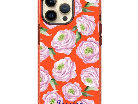 Watercolor pink floral iPhone 15 Pro Durashock Case For Cheap