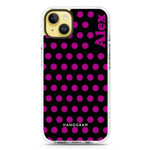 Wave Dots iPhone 15 Durashock Case For Sale