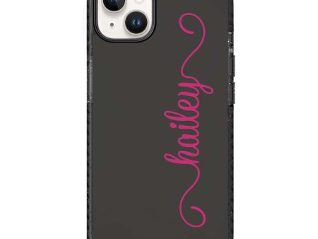 Vertical Cursive Handwritten iPhone 15 Durashock Case For Cheap