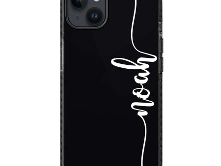 Vertical Script Handwritten Custom iPhone 15 Plus Durashock Case Online Sale