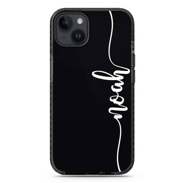 Vertical Script Handwritten Custom iPhone 15 Plus Durashock Case Online Sale