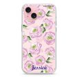 Watercolor pink floral iPhone 15 Plus Ultra Clear Case Sale