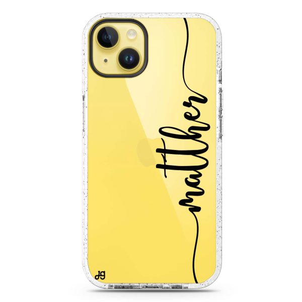 Vertical Script Handwritten Custom iPhone 15 Durashock Case Sale