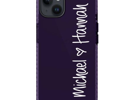 Vertical Names iPhone 15 Plus Durashock Case For Cheap