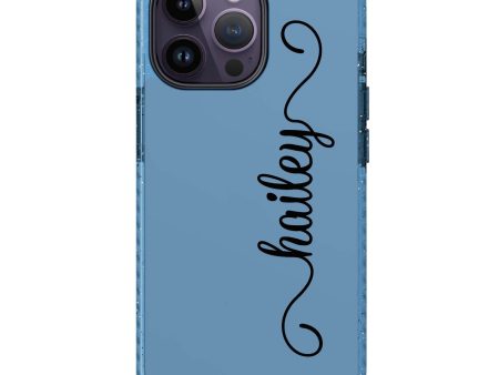 Vertical Cursive Handwritten iPhone 15 Pro Durashock Case For Cheap