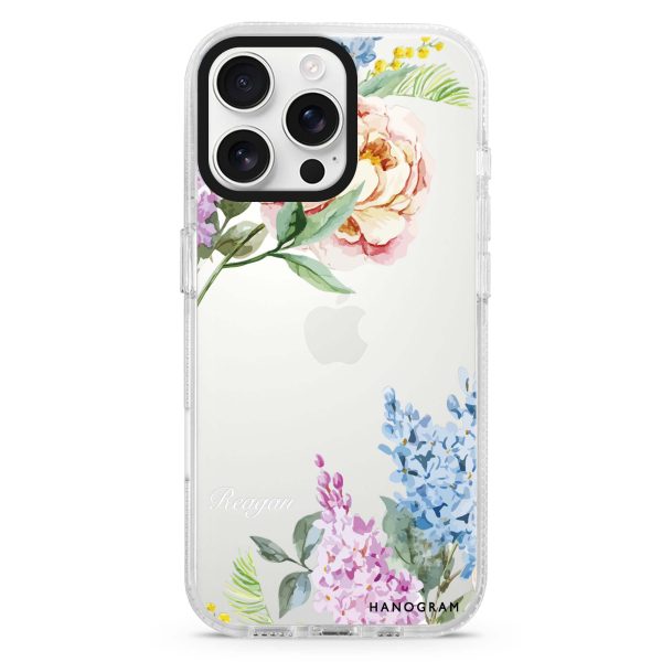 Tropical Floral iPhone 15 Pro Ultra Clear Case Cheap