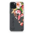 Watercolor Blossom iPhone 15 Ultra Clear Case Online Hot Sale