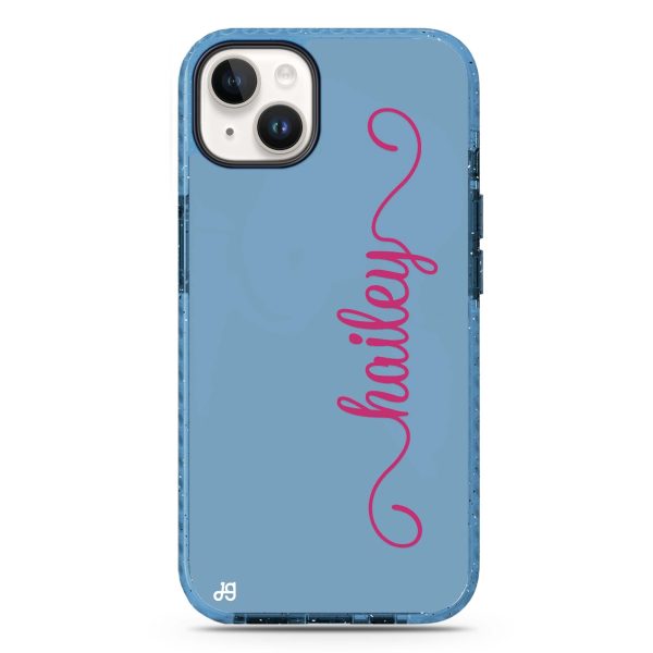 Vertical Cursive Handwritten iPhone 15 Durashock Case For Cheap