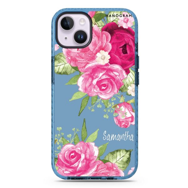 Watercolor Rose iPhone 15 Durashock Case on Sale