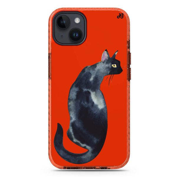 Watercolour Cat iPhone 15 Durashock Case Sale