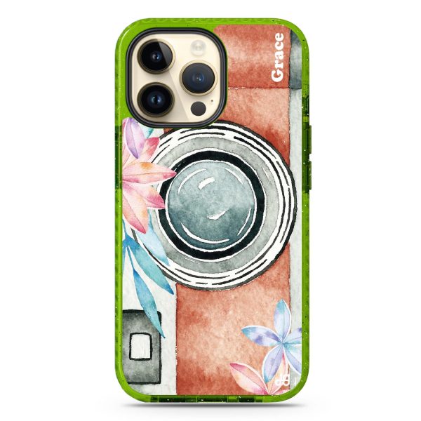 Watercolor Camera iPhone 15 Pro Durashock Case For Sale