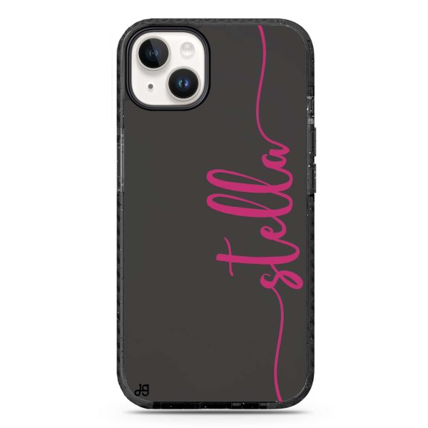 Vertical Script Handwritten Custom iPhone 15 Plus Durashock Case Online Sale