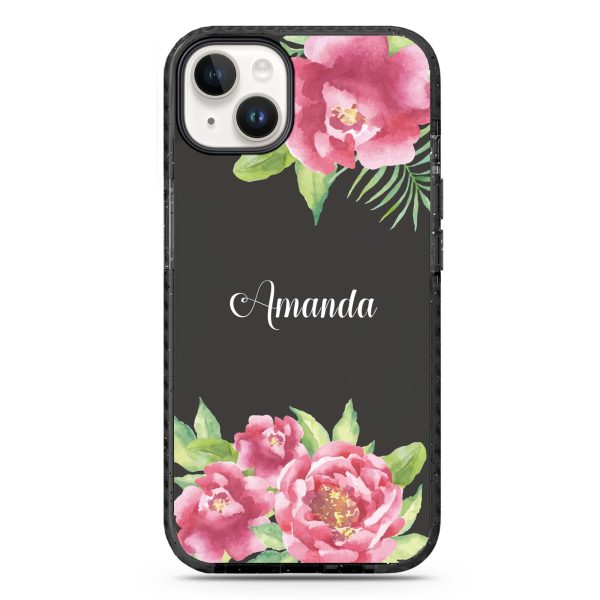 Watercolor Paeonia iPhone 15 Durashock Case For Discount