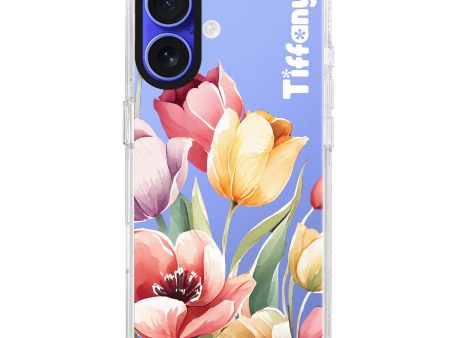 Watercolor tulip iPhone Ultra Clear Case on Sale