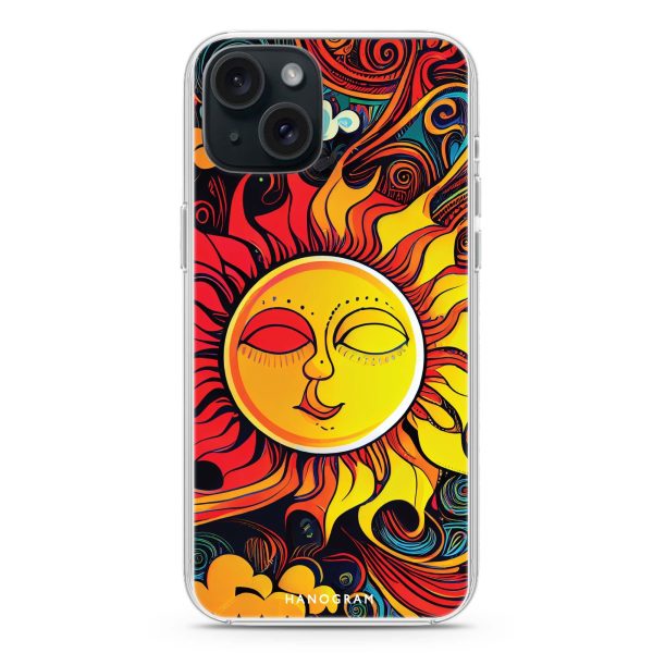 Sun imagination iPhone 15 Ultra Clear Case For Cheap