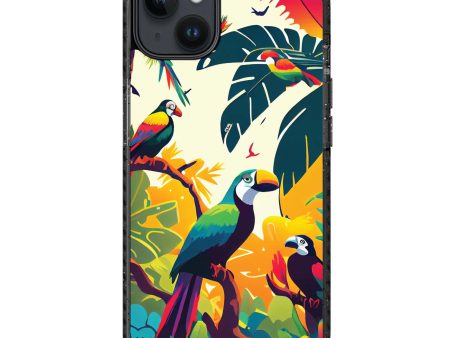 Tropical birds iPhone 15 Plus Durashock Case Cheap