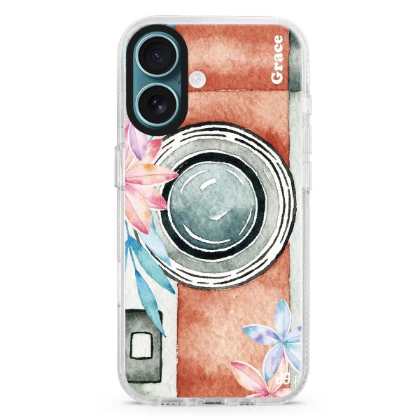 Watercolor Camera iPhone Ultra Clear Case Sale