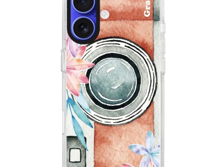 Watercolor Camera iPhone Ultra Clear Case Sale