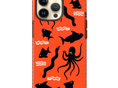 Water, Ocean and Sea Animals iPhone 15 Pro Durashock Case For Sale