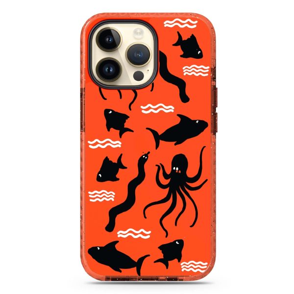 Water, Ocean and Sea Animals iPhone 15 Pro Durashock Case For Sale