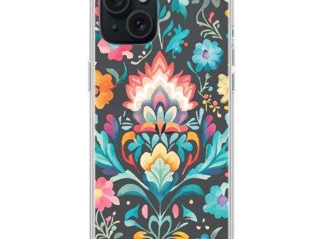 Watercolor Floral iPhone 15 Plus Ultra Clear Case For Discount